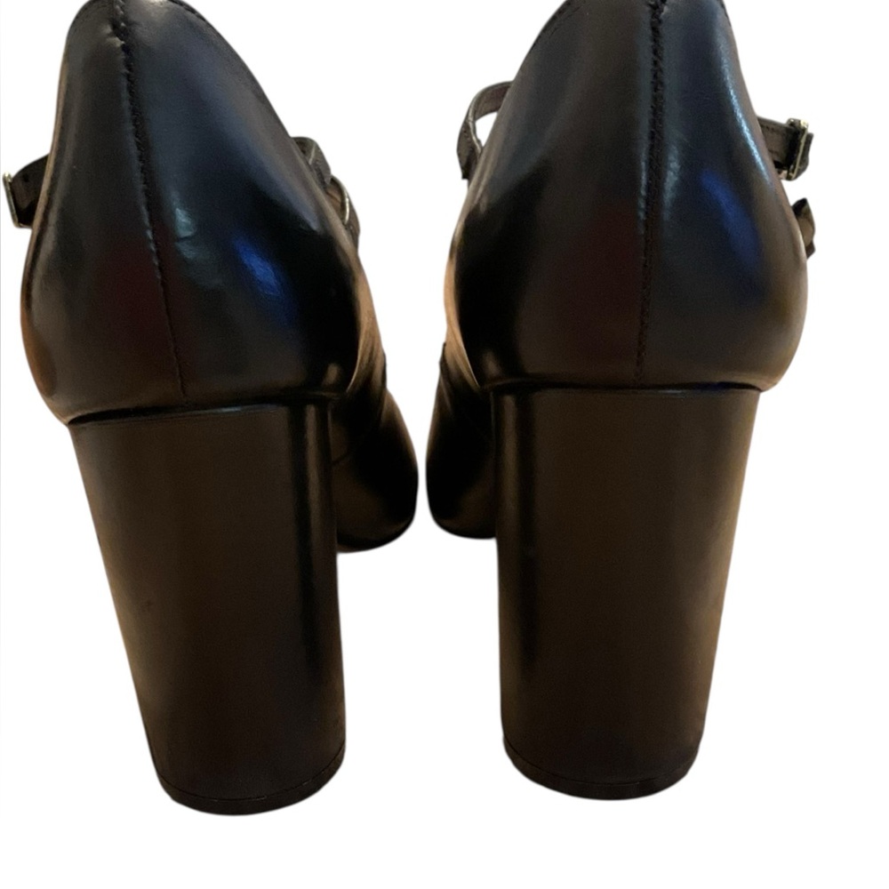 Vince Camuto Black Double-Strap Mary Jane Pumps - Picture 12 of 16